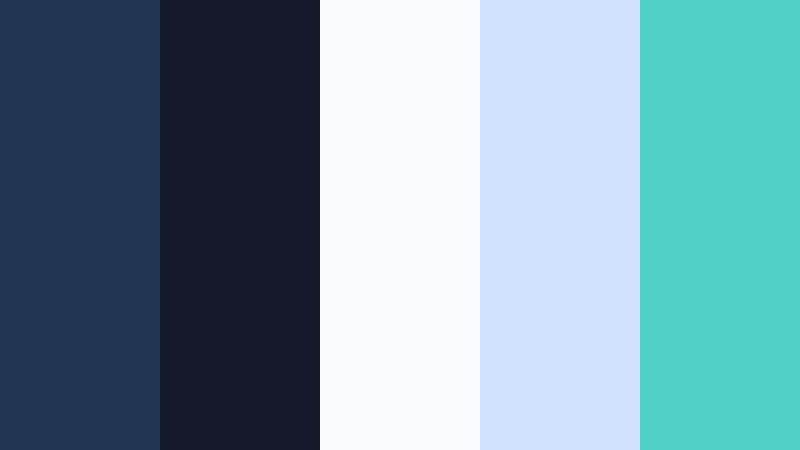 minimal deck nights dusk sapphire color palette with hex codes