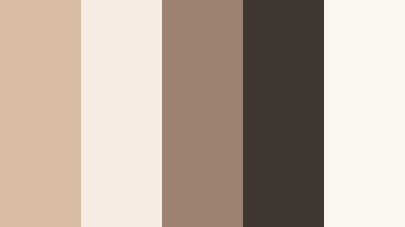 minimal gallery beige warm sandstone color palette with hex codes