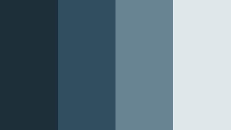 minimal harbor monochrome harbor blue color palette with hex codes