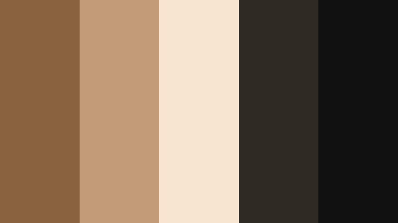 minimal loft bronze earthy bronze color palette with hex codes
