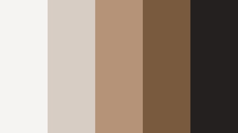 minimal loft bronze soft bronze color palette with hex codes