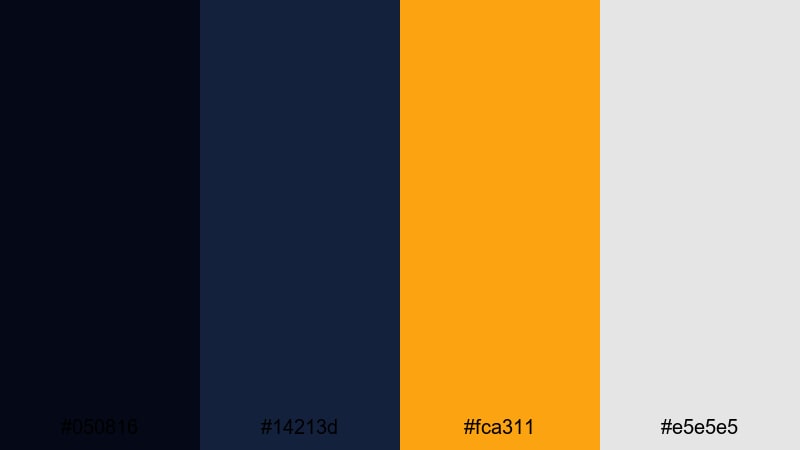 minimal metro lines gold navy blue color palette with hex codes