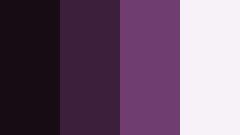 minimal plum monochrome midnight plum color palette with hex codes