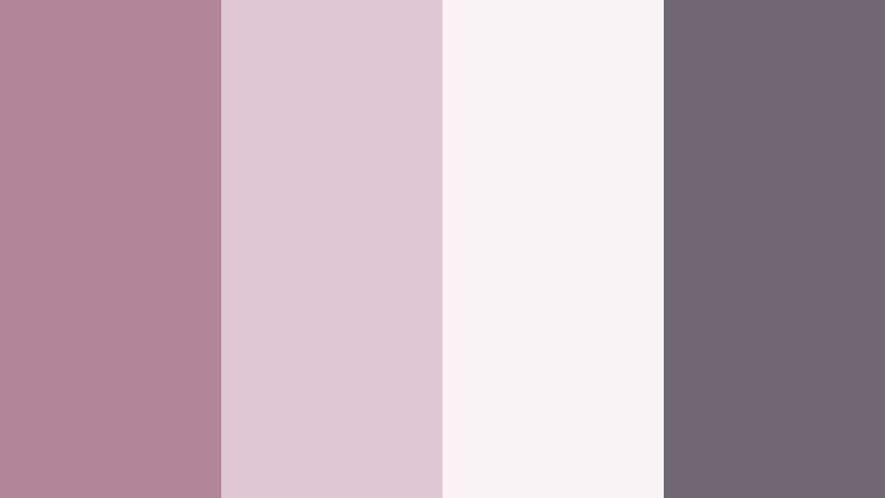 minimal studio mauve dusky mauve color palette with hex codes