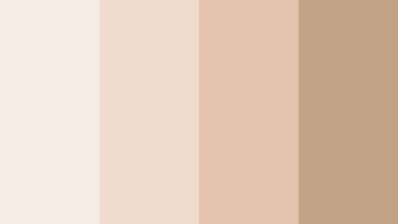 minimal studio peach beige peach beige color palette with hex codes