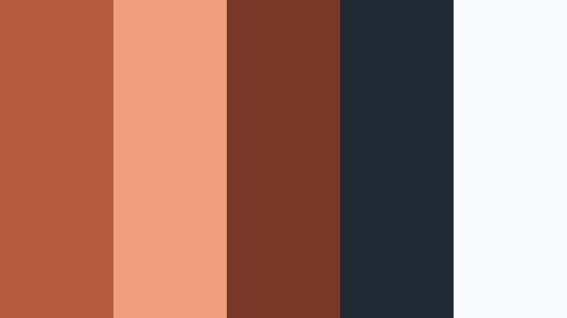 minimal terra monochrome terracotta clay color palette with hex codes