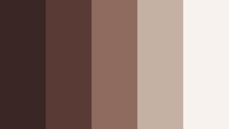 minimal truffle studio dark cocoa color palette with hex codes
