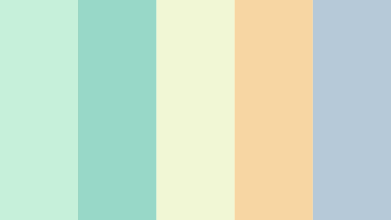 minted morning spring color palette color palette with hex codes