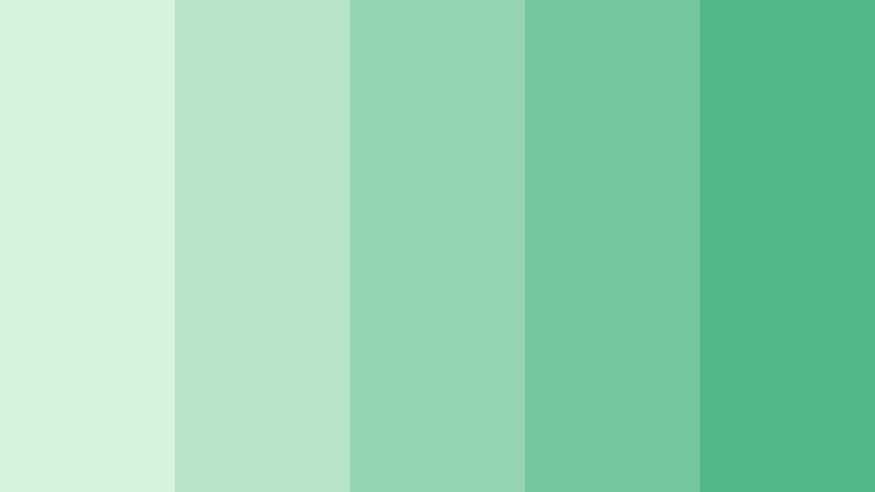 minty daydream bright color palette color palette with hex codes