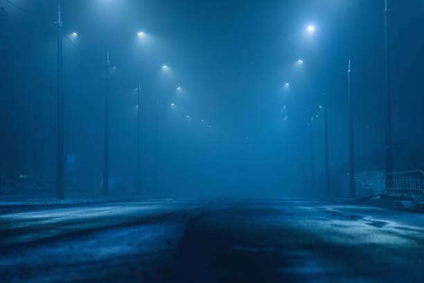 Black mist filter effect on cinematic portrait footage.