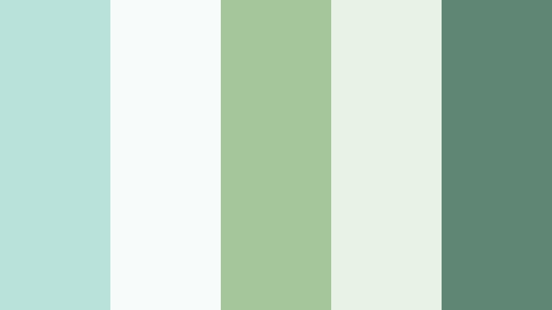 mistlit meadow calm waterfall mist color palette with hex codes