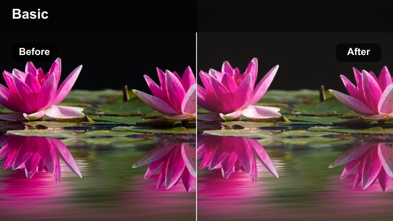 Cozy bedroom scene with a person reading on the bed while gray light comes through the window
