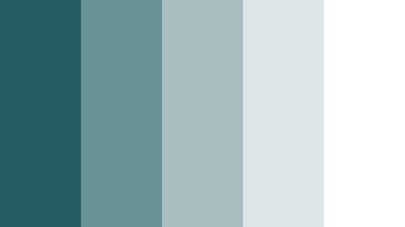 misty marina fade stormy teal color palette with hex codes