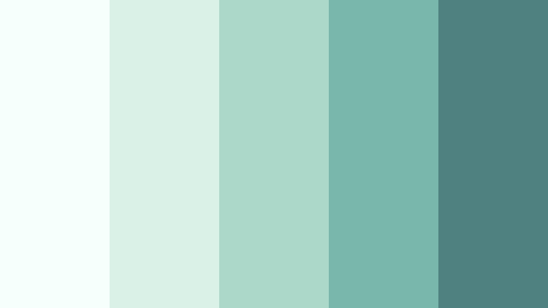 misty mint morning dreamy color palette color palette with hex codes