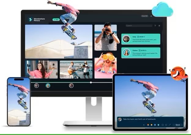 Filmora with mocha integration