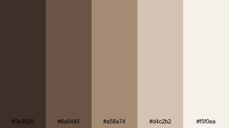 mocha ui neutrals dark brown color palette with hex codes