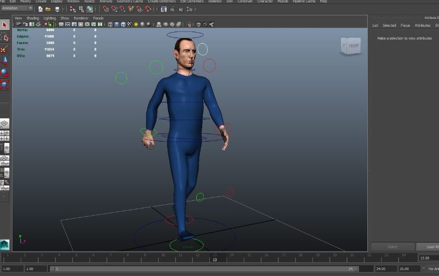 Modello di suggerimenti per l'animazione 3D