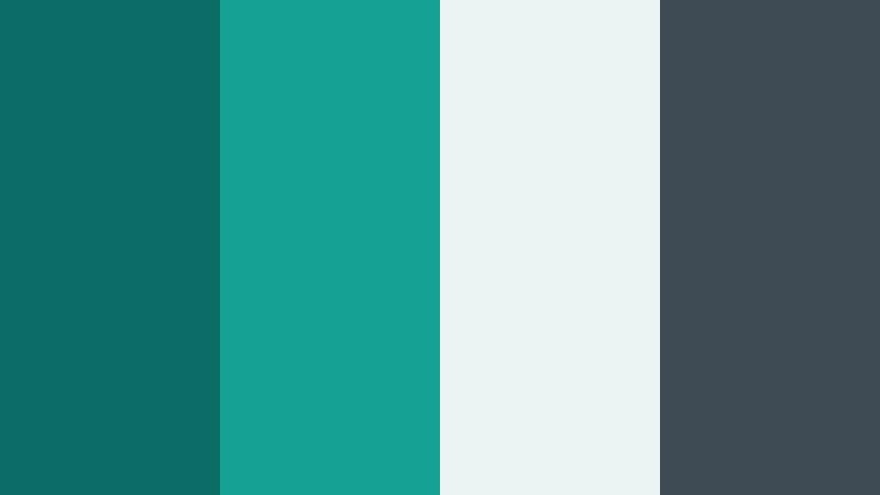 modern harbor slate aquatic jade color palette with hex codes