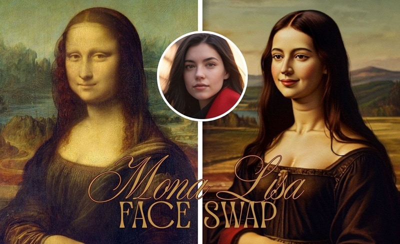 mona lisa face swap meme