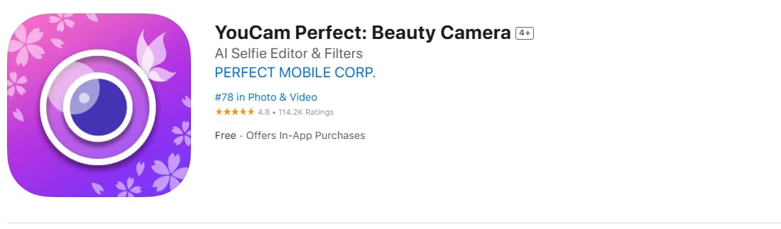 download youcam perfect app