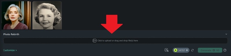 upload mona lisa picture to animate