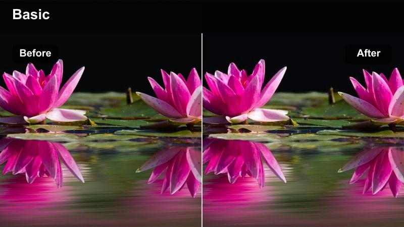 Creator at an RGB-lit desk with bright monitors and detailed shadows retained around the room.