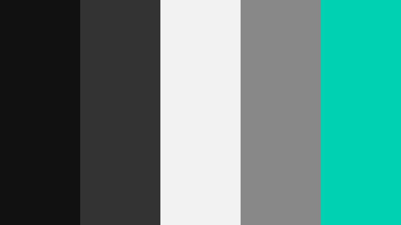 mono motion grid animated logo color color palette with hex codes