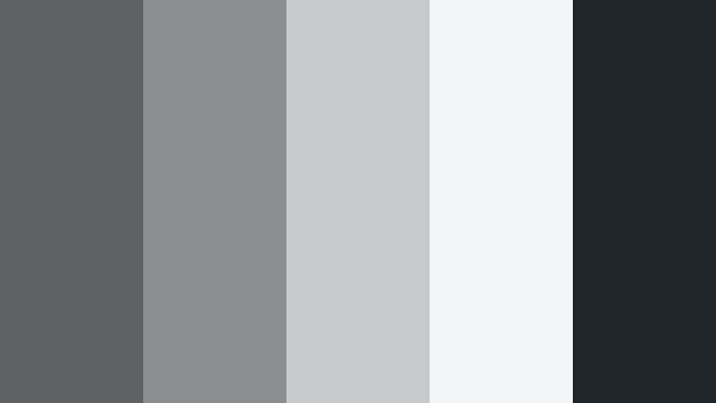 monochrome loft frame driftwood gray color palette with hex codes