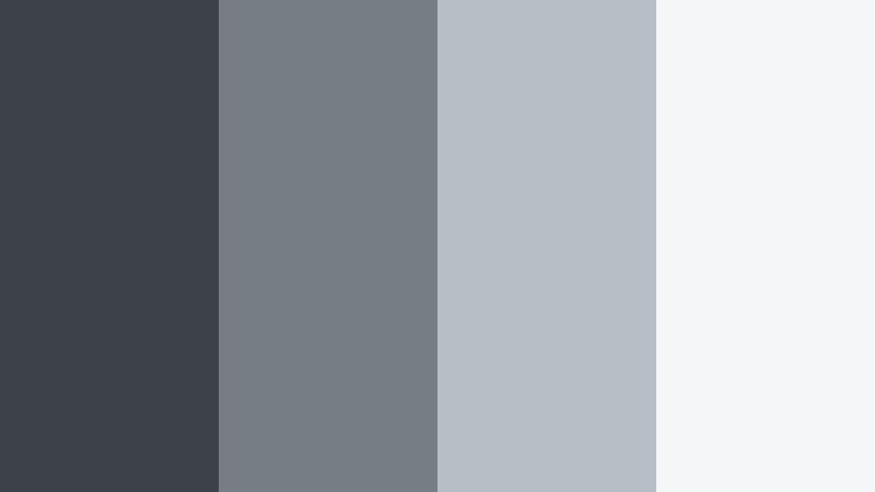 monochrome reel grain filmic steel color palette with hex codes