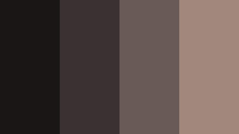 monochrome slate bronze deep film bronze color palette with hex codes