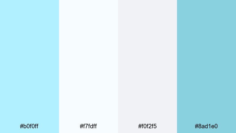 monoline celeste accent celeste color palette with hex codes
