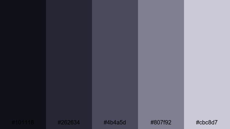 moonlit attic dust haunted house color palette with hex codes