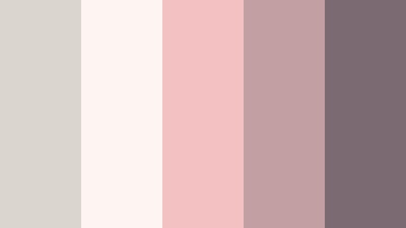 moonlit champagne blush shimmering platinum color palette with hex codes
