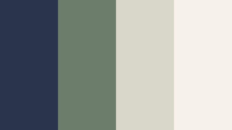 moonlit garden whispers dusty navy color palette with hex codes