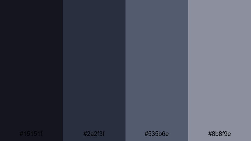 moonlit keep shadows medieval color palette with hex codes