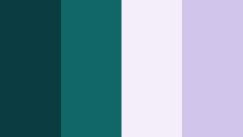 moonlit lagoon whisper dark teal green color palette with hex codes