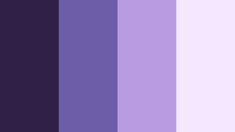 moonlit lavender haze eclipse violet color palette with hex codes
