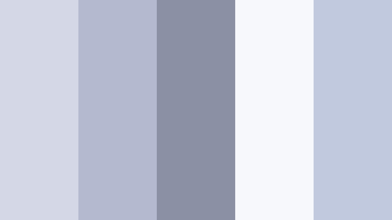 moonlit lavender veil cool lavender gray color palette with hex codes