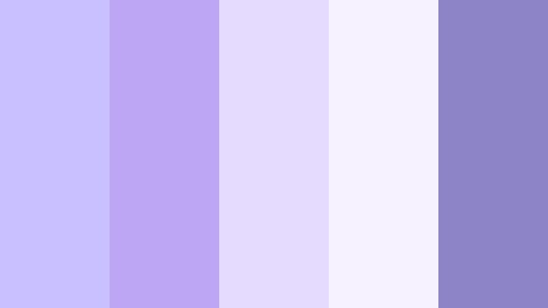 moonlit lilac haze lunar lavender color palette with hex codes