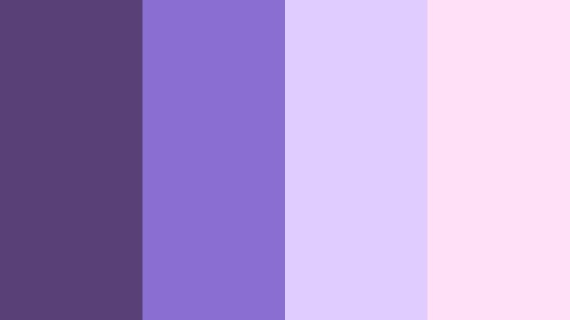 moonlit lilac mist twilight purple color palette with hex codes