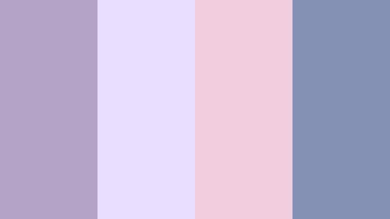 moonlit lilac whispers grape mist color palette with hex codes