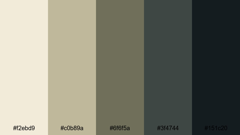 moonlit savannah shadows wildlife safari color palette with hex codes