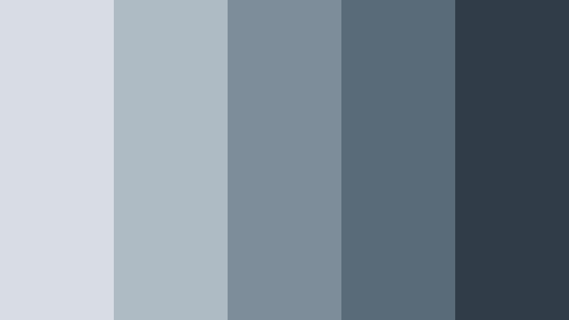 moonlit slate calm color palette color palette with hex codes