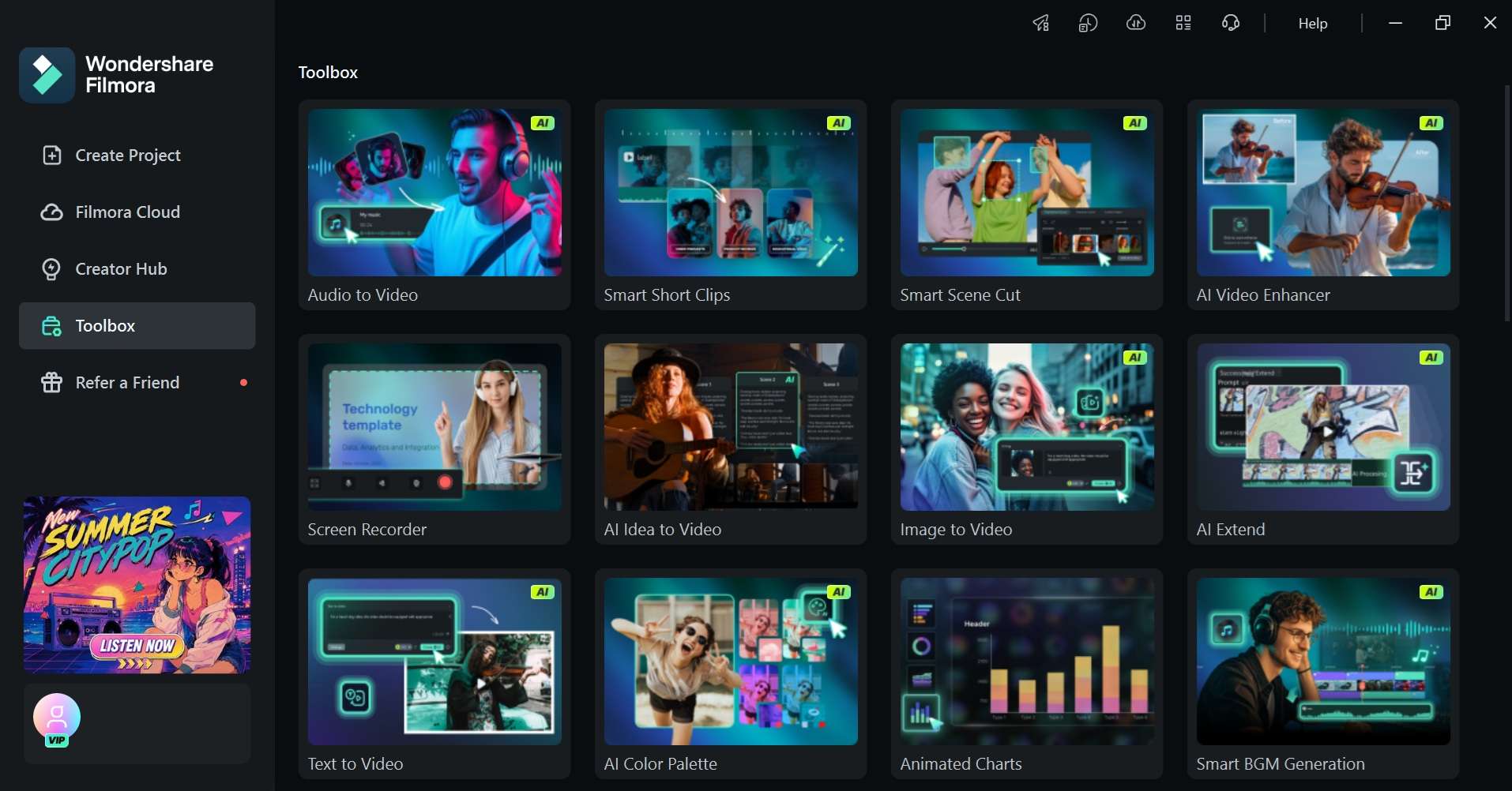 filmora ai features