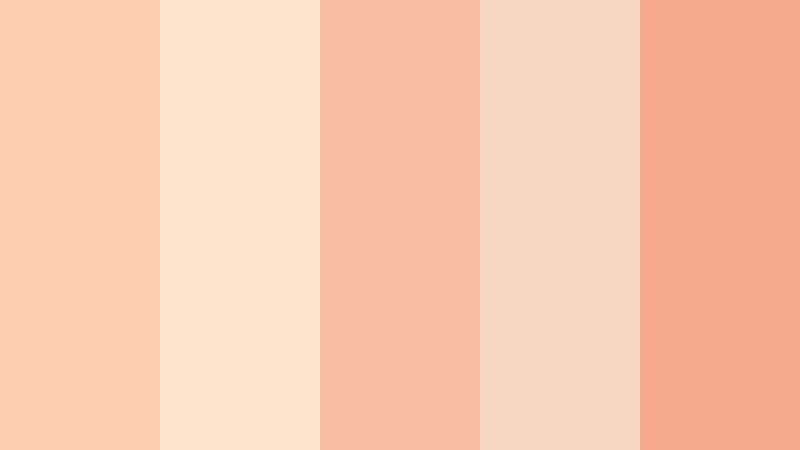 morning apricot glow soft apricot peach color palette with hex codes