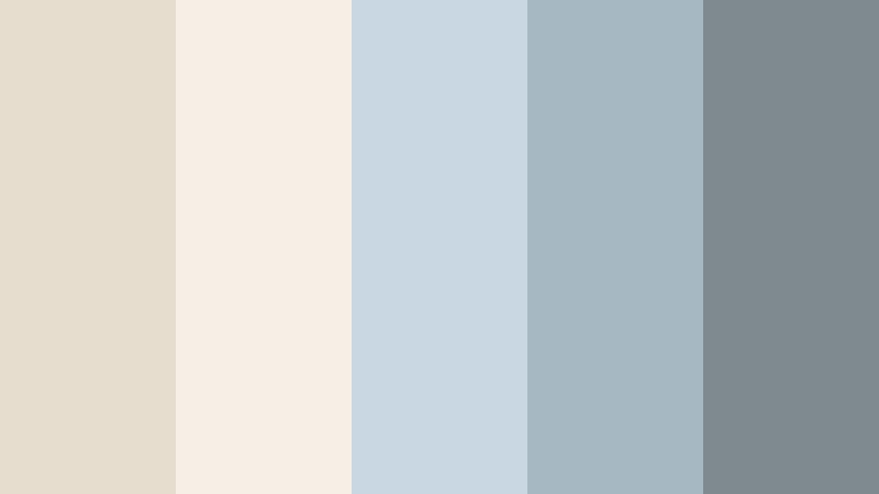 morning dune haze cool sand color palette with hex codes
