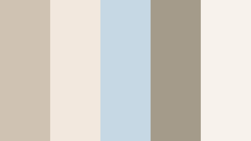 morning dune haze seashore taupe color palette with hex codes