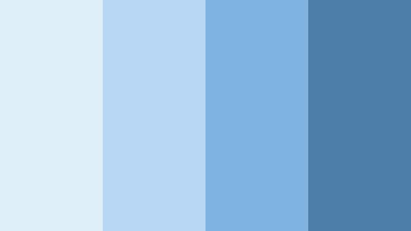 morning glacier haze frost blue color palette with hex codes