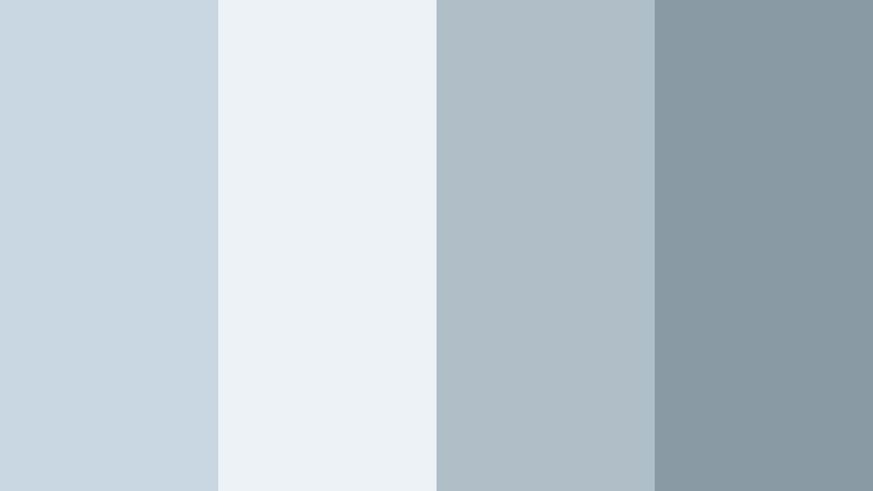 morning haze minimal powder blue gray color palette with hex codes