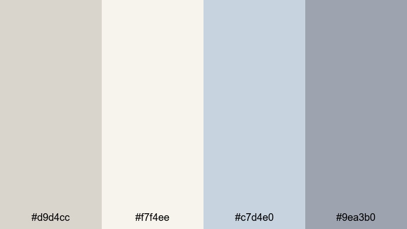 morning haze timberwolf timberwolf color palette with hex codes